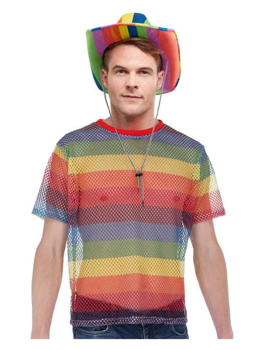 Unisex Rainbow Mesh Top - Adult Weekender