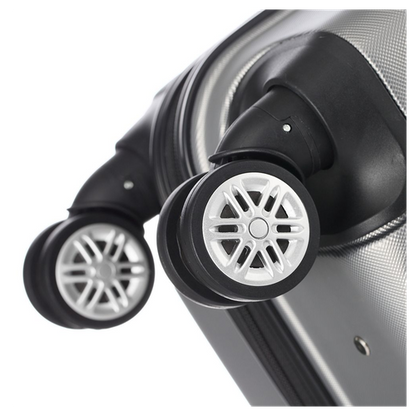 Lightweight 24in Hard Shell Travel Carry On Hand Cabin Luggage Suitcase, Approved for Ryanair Priority, British Airways