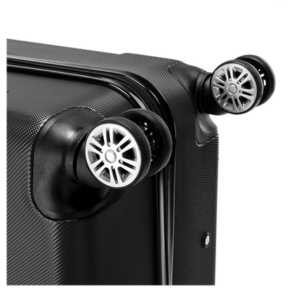 3 Pcs Suitcase Lightweight ABS Carry-on Hand Luggage 4 Spinner Wheels Trolley Case