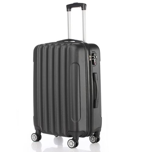 Lightweight 24in Hard Shell Travel Carry On Hand Cabin Luggage Suitcase, Approved for Ryanair Priority, British Airways