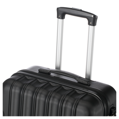 3 Pcs Suitcase Lightweight ABS Carry-on Hand Luggage 4 Spinner Wheels Trolley Case