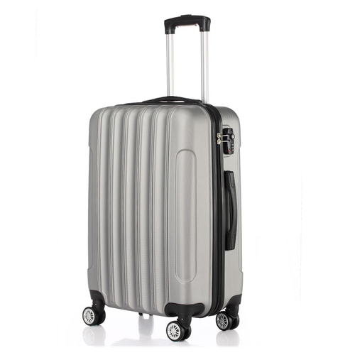 Lightweight 24in Hard Shell Travel Carry On Hand Cabin Luggage Suitcase, Approved for Ryanair Priority, British Airways