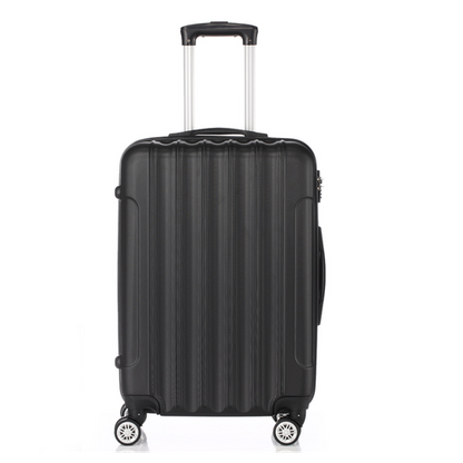 3 Pcs Suitcase Lightweight ABS Carry-on Hand Luggage 4 Spinner Wheels Trolley Case
