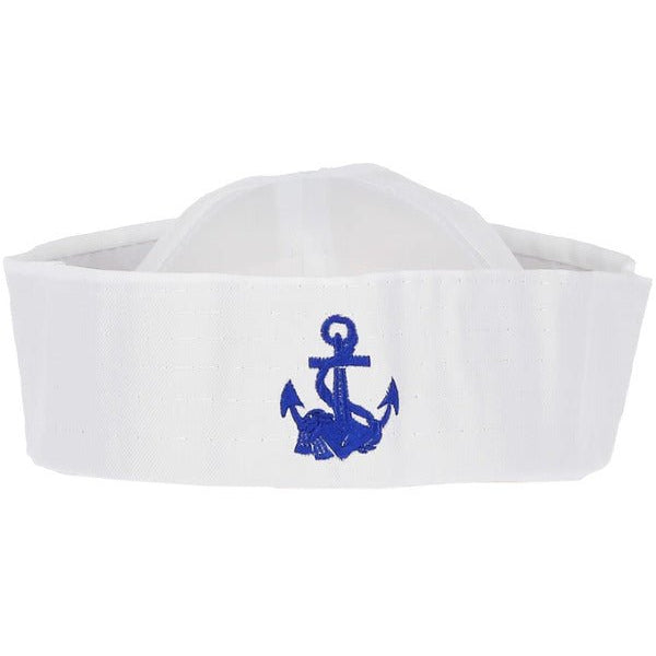 US Sailor Doughboy Hat, White - Adult Weekender