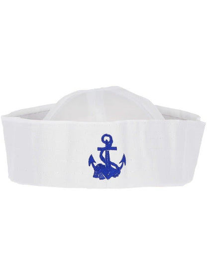 US Sailor Doughboy Hat, White - Adult Weekender