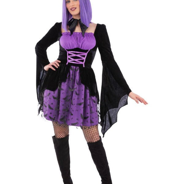 Vampiress Bat Cosplay Costume - Adult Weekender