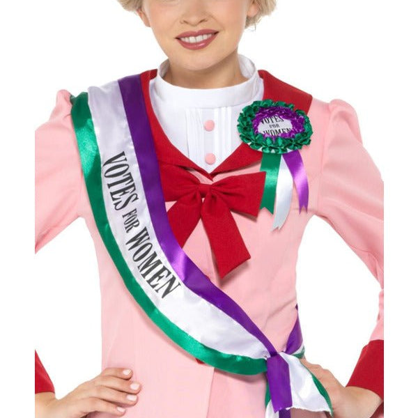 Victorian Suffragette Kit, White & Purple - Adult Weekender