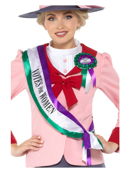 Victorian Suffragette Kit, White & Purple - Adult Weekender