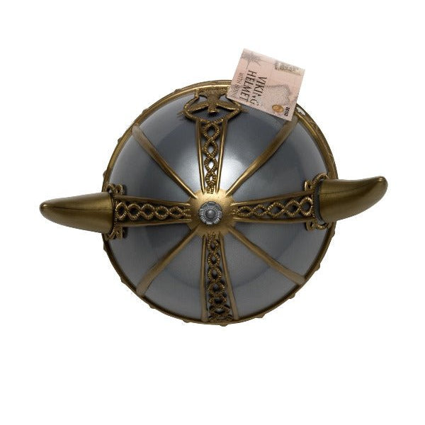 Viking Helmet, Gold & Silver - Adult Weekender