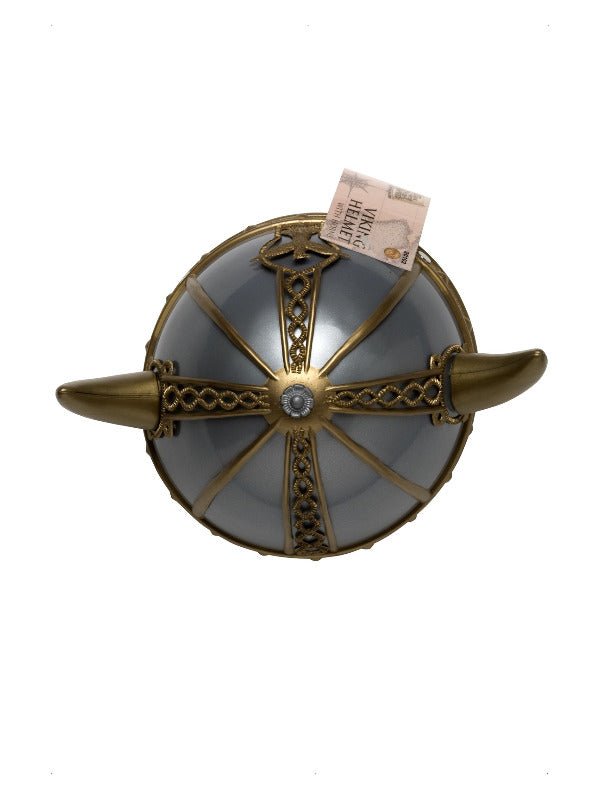 Viking Helmet, Gold &amp; Silver - Adult Weekender