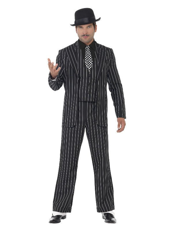 Vintage Gangster Boss Costume, Black - Adult Weekender