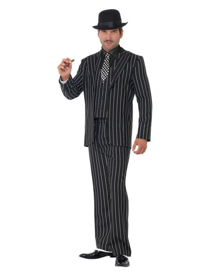 Vintage Gangster Boss Costume, Black - Adult Weekender