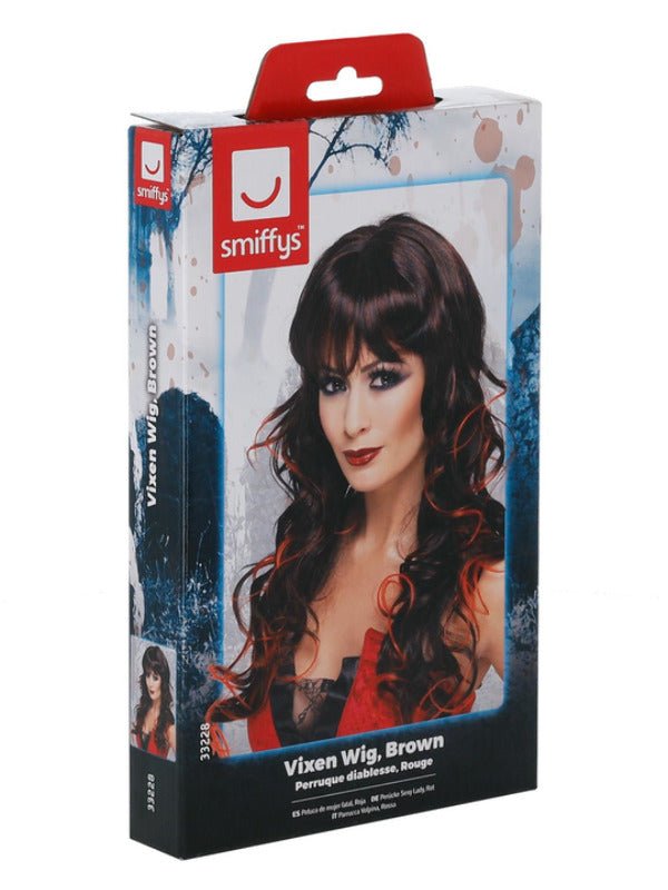 Vixen Wig, Brown - Adult Weekender