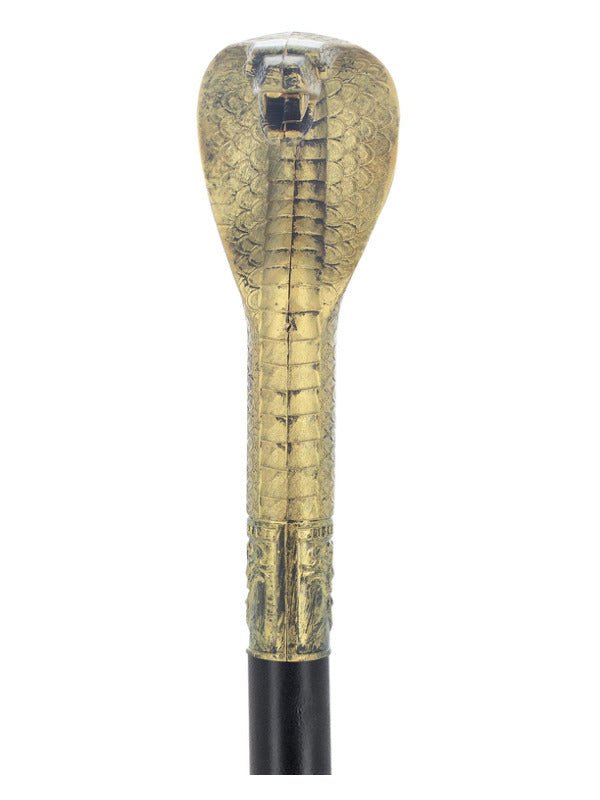 Voodoo Walking Stick Cane, with Snake Head - Adult Weekender