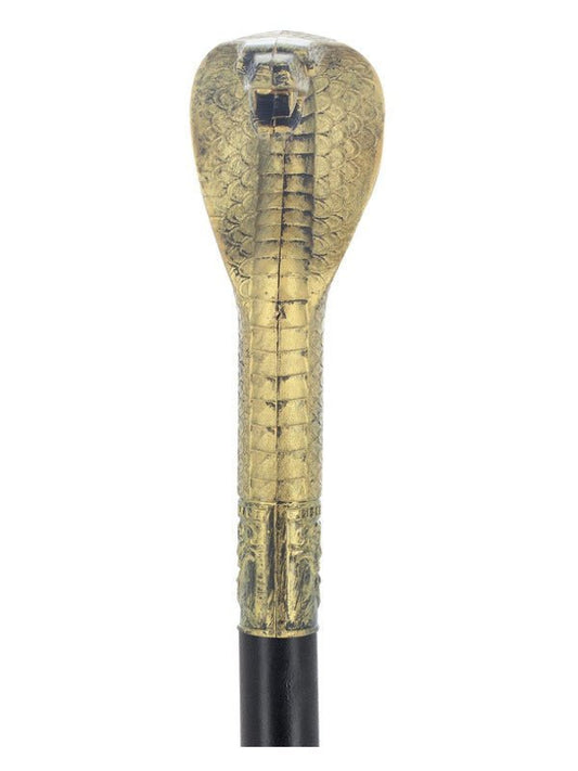 Voodoo Walking Stick Cane, with Snake Head - Adult Weekender