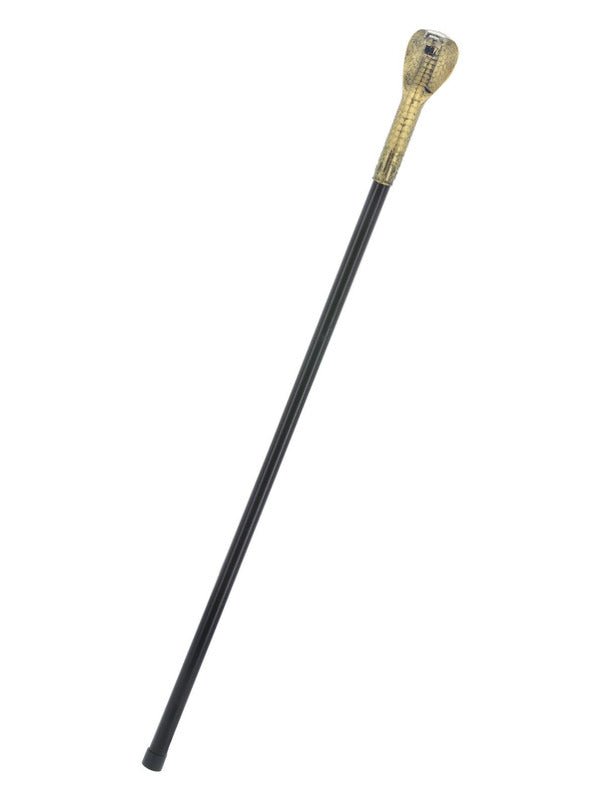 Voodoo Walking Stick Cane, with Snake Head - Adult Weekender