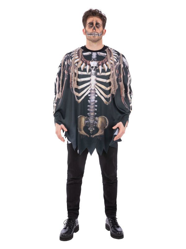Voodoo Witch Doctor Poncho, Adult - Adult Weekender