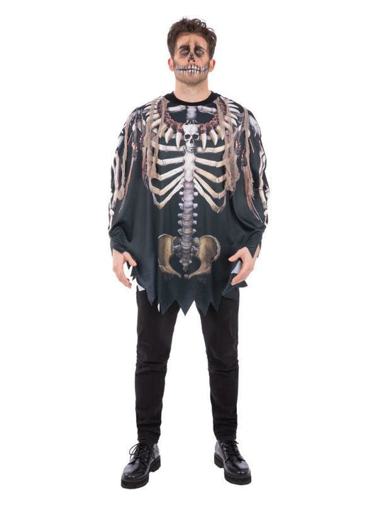 Voodoo Witch Doctor Poncho, Adult - Adult Weekender