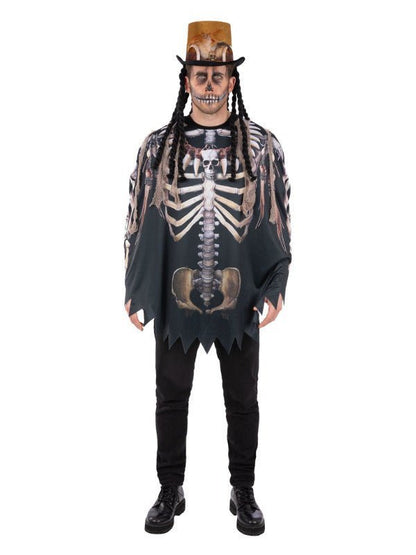 Voodoo Witch Doctor Poncho, Adult - Adult Weekender