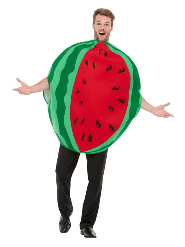 Watermelon Costume, Red &amp; Green - Adult Weekender