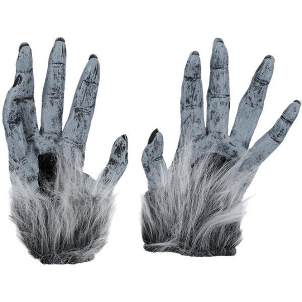 Werewolf Furry Hands, Grey - Adult Weekender