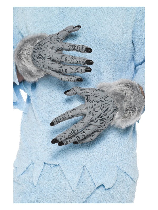 Werewolf Furry Hands, Grey - Adult Weekender