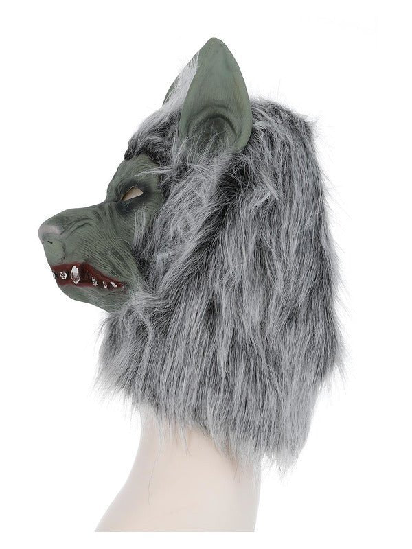 Werewolf Latex Mask, Grey - Adult Weekender