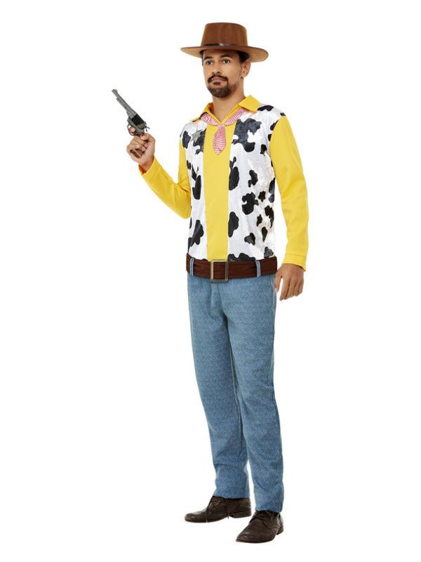 Western Cowboy Costume, Yellow - Adult Weekender