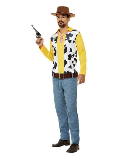 Western Cowboy Costume, Yellow - Adult Weekender