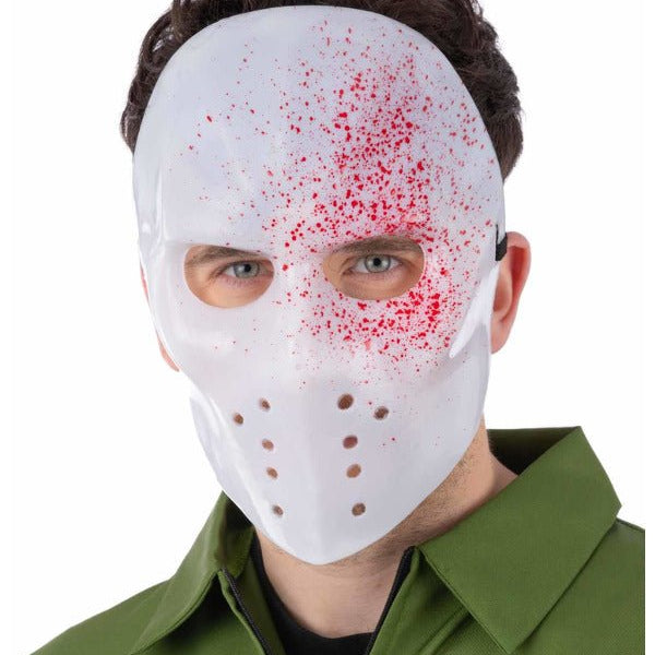 White Blood Splatter Hockey Mask - Adult Weekender