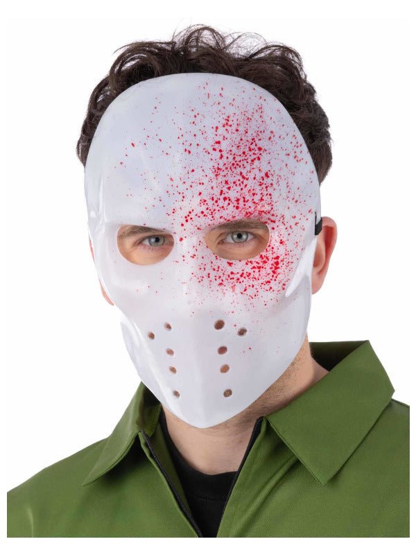 White Blood Splatter Hockey Mask - Adult Weekender