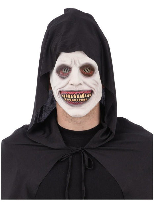 White Eyed Smiling Demon Latex Mask - Adult Weekender
