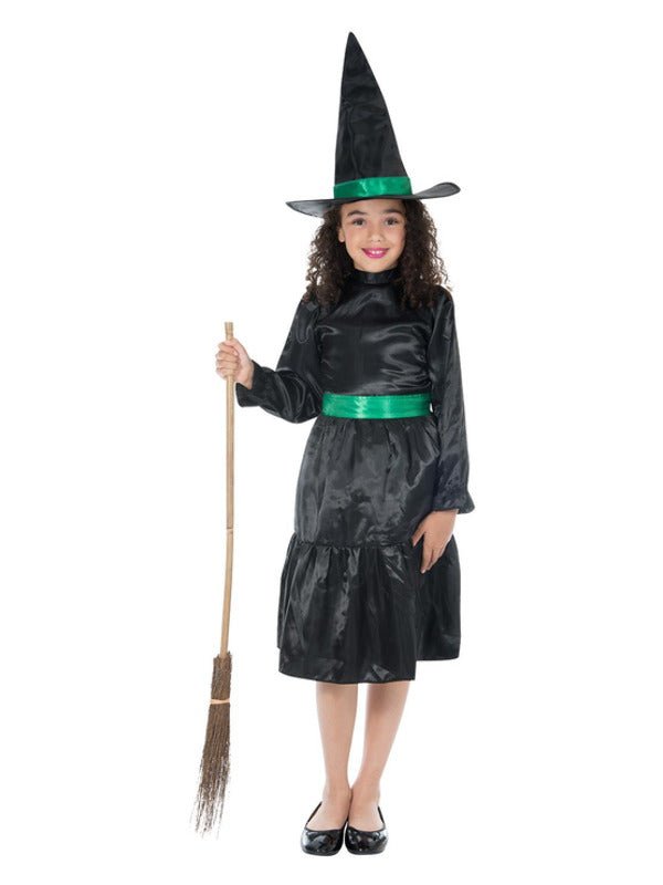 Wicked Witch Costume, Black &amp; Green - Adult Weekender