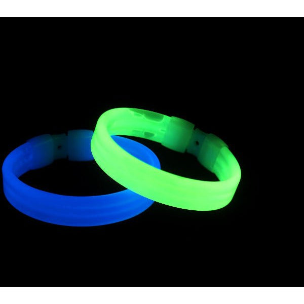 Wide Glow Bracelet, Assorted - Adult Weekender