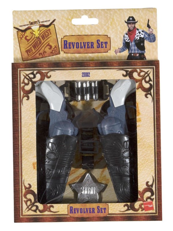 Wild West Gun Set, Grey - Adult Weekender