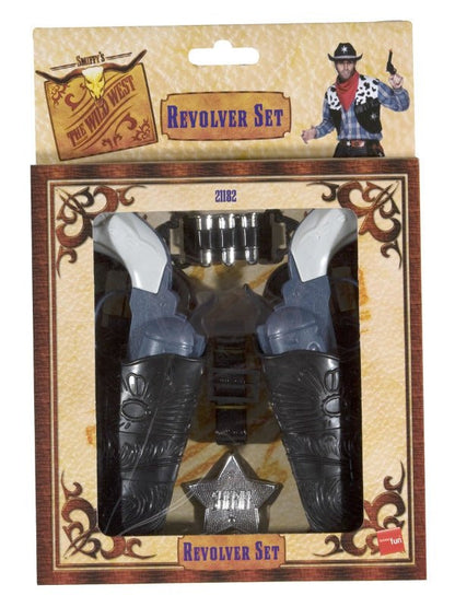 Wild West Gun Set, Grey - Adult Weekender