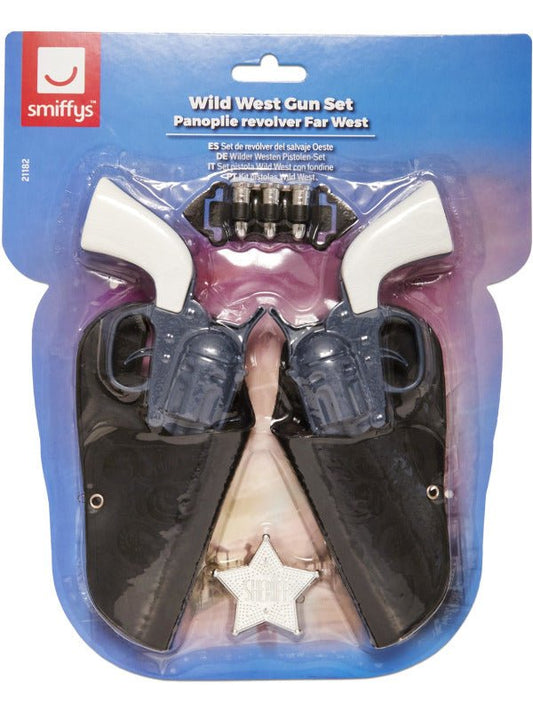 Wild West Gun Set, Grey - Adult Weekender