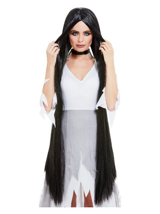 Witch Wig Extra Long, Black - Adult Weekender