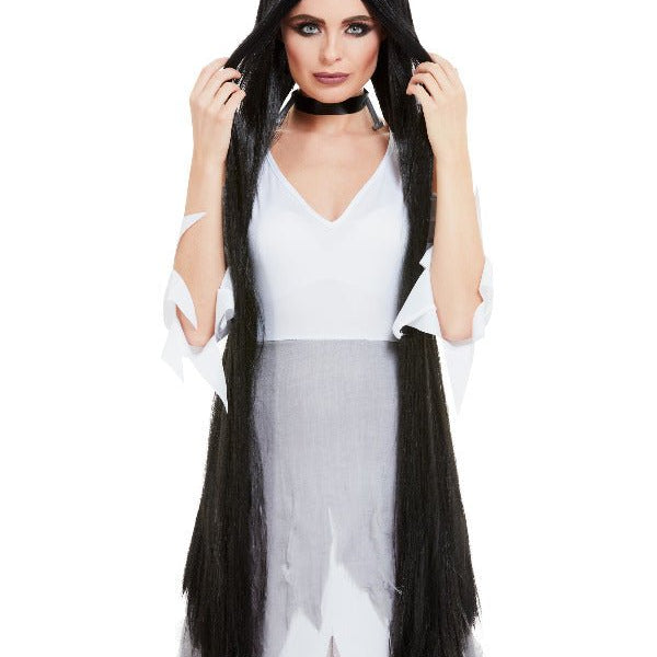 Witch Wig Extra Long, Black - Adult Weekender