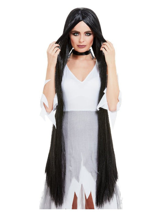 Witch Wig Extra Long, Black - Adult Weekender