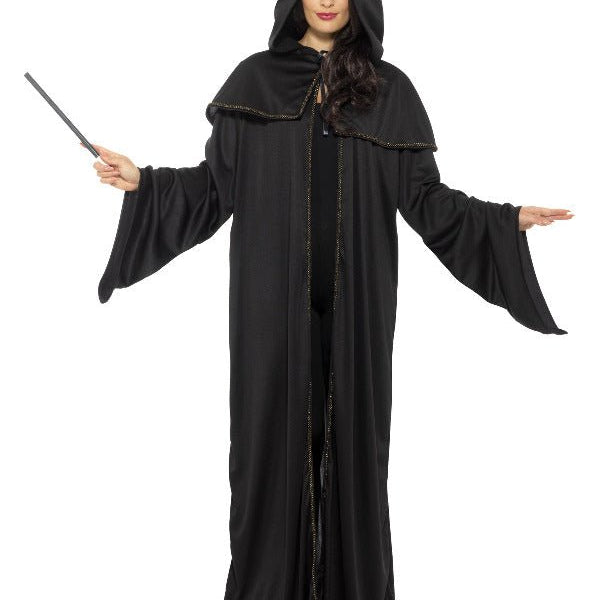 Wizard Cloak, Adult, Black - Adult Weekender