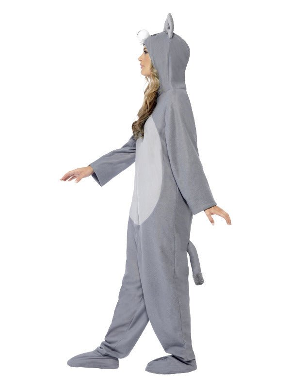Wolf Costume, Grey - Adult Weekender