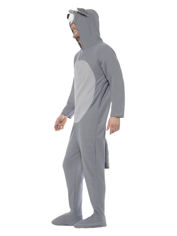 Wolf Costume, Grey - Adult Weekender