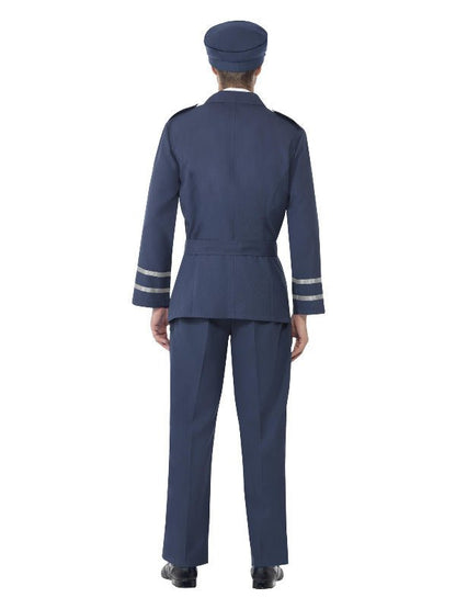 WW2 Air Force Captain Costume, Blue - Adult Weekender