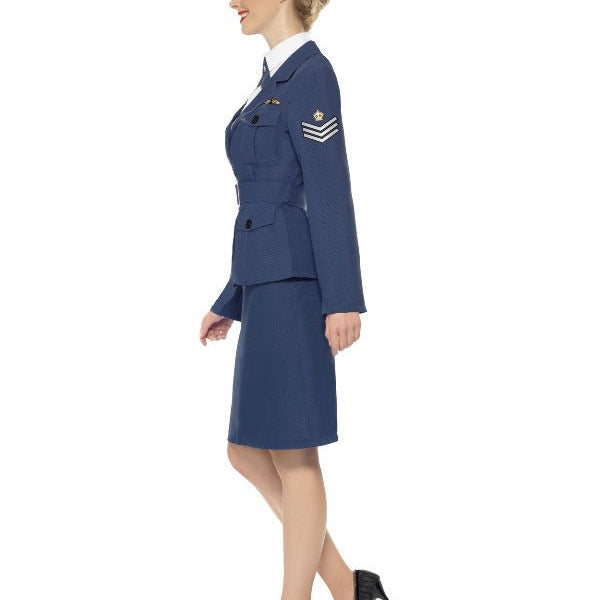 WW2 Air Force Female Captain, Blue - Adult Weekender