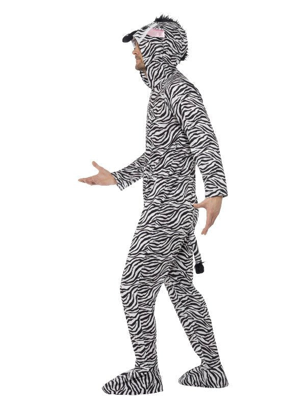 Zebra Costume, Black &amp; White - Adult Weekender