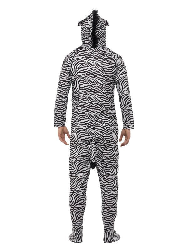Zebra Costume, Black &amp; White - Adult Weekender