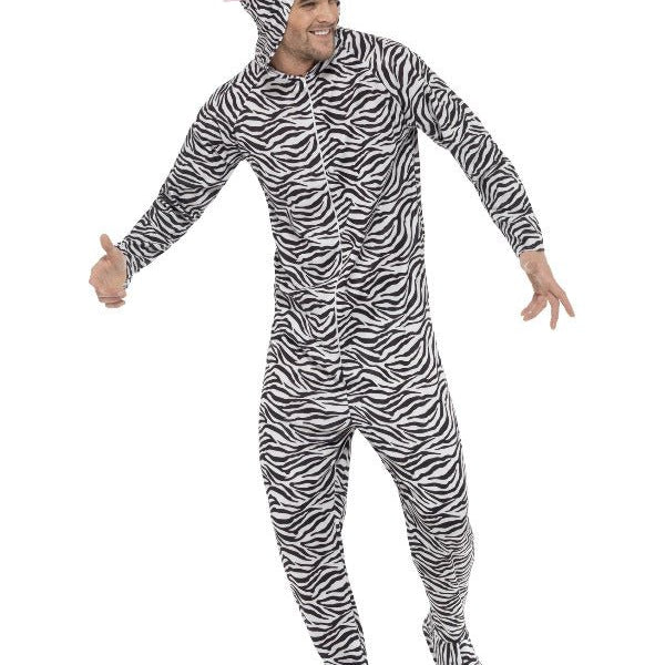Zebra Costume, Black & White - Adult Weekender