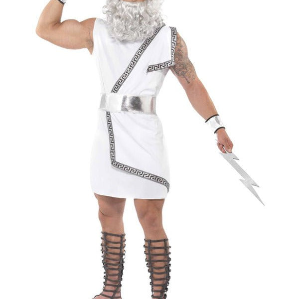 Zeus Costume, White - Adult Weekender