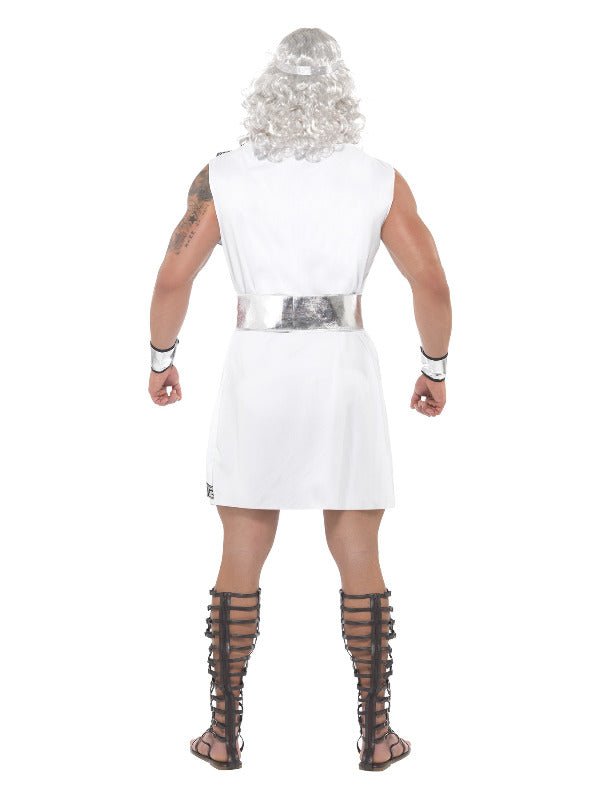 Zeus Costume, White - Adult Weekender